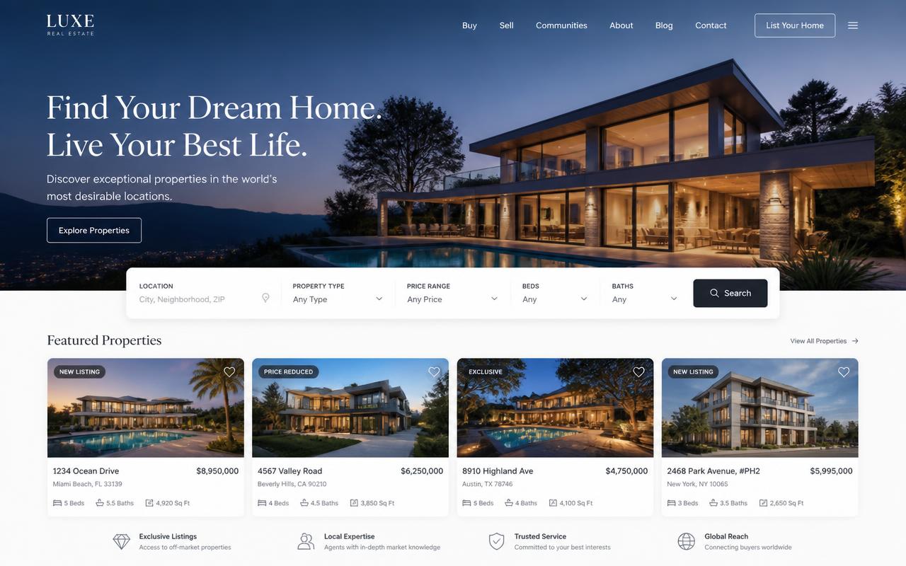 ChatzoAI widget embedded on Property Website